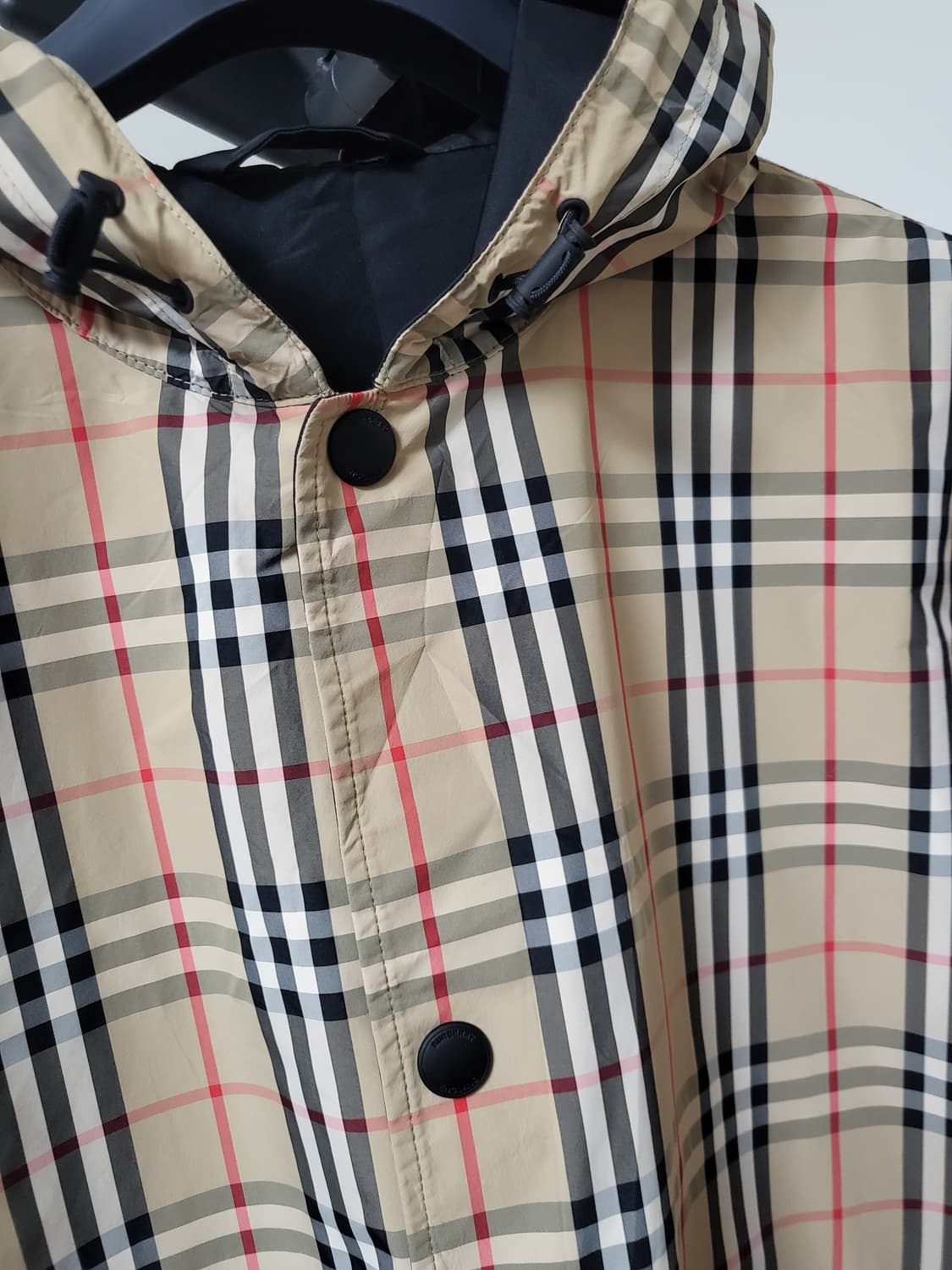 24SS 버버리 ekd 리버시블 체크 자켓 m 상품이미지7