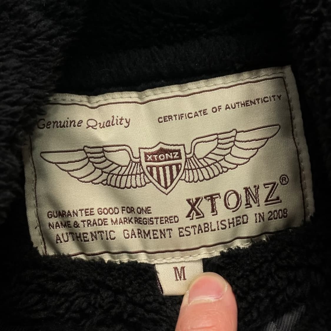 100 엑스톤즈 성조기 뽀글이 후리스  상품이미지4