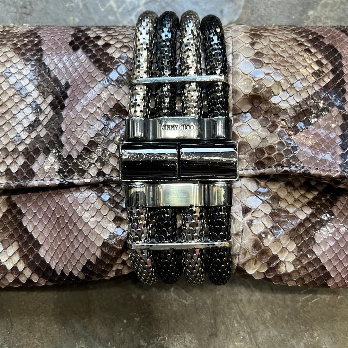 지미추 파이톤 클러치백 가방 상품이미지2