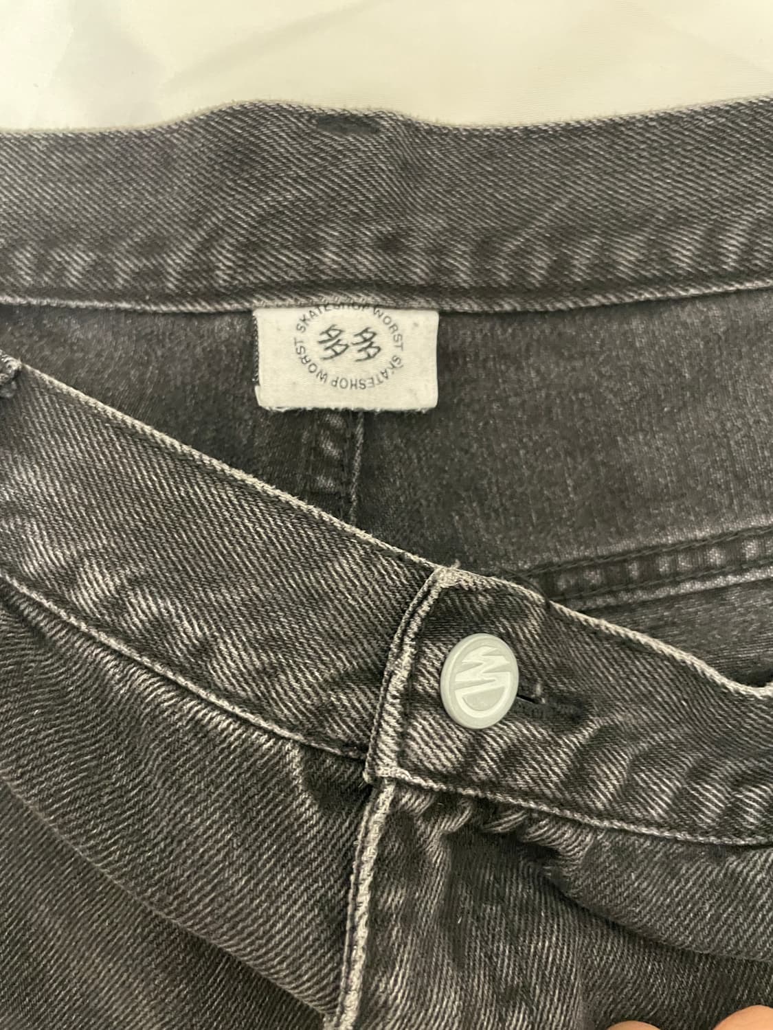 다다이즘 워스트스케이트샵 데님 3사이즈 상품이미지3