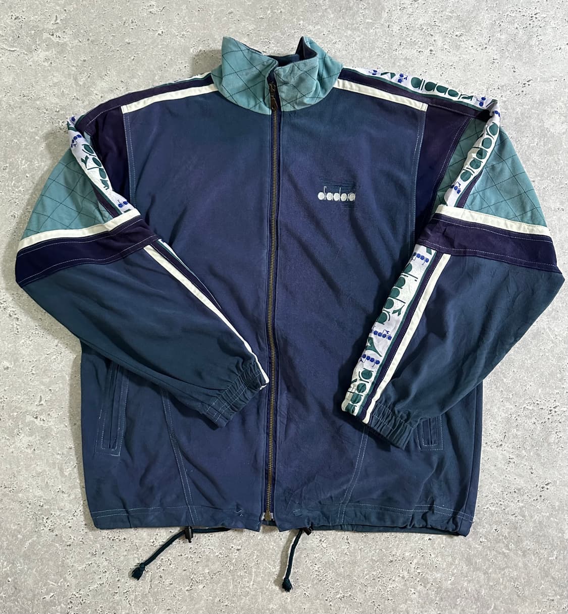 90s DIADORA 벨루아 트랙 자켓 /033 상품이미지2