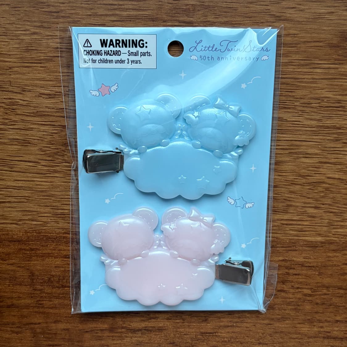 산리오 리틀트윈스타 50주년 헤어핀 손수건 세트 상품이미지2