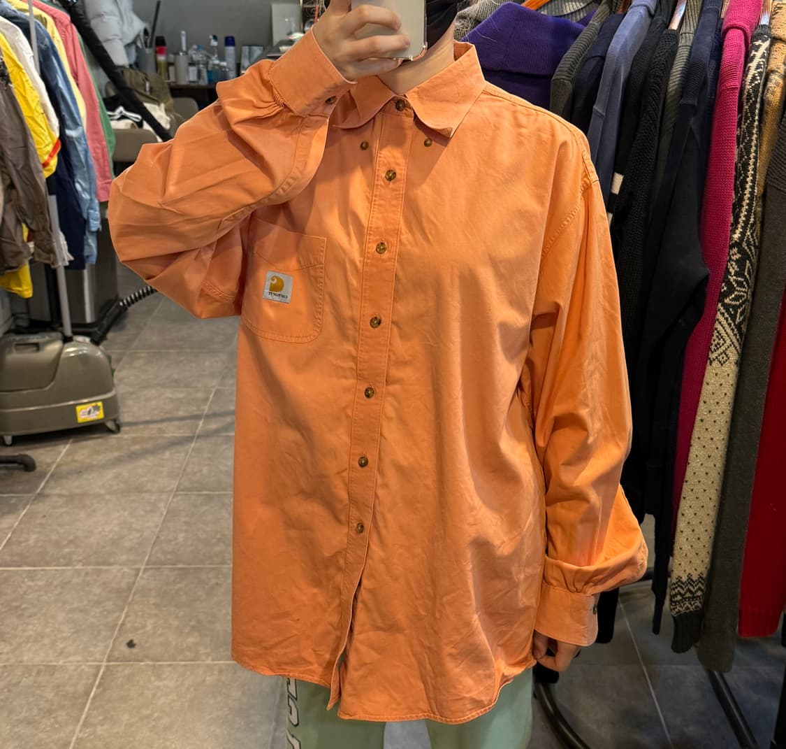 [NO.9] 칼하트 오렌지 긴팔셔츠 상품이미지4