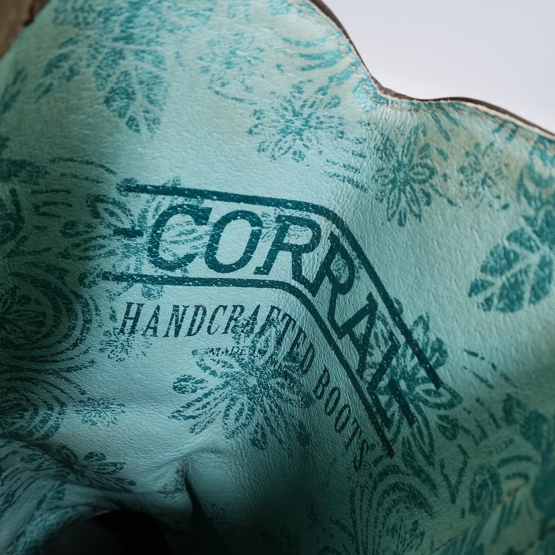 빈티지 코랄 웨스턴 스터드 레더 부츠 6.5(235)사이즈 BT23502 상품이미지10