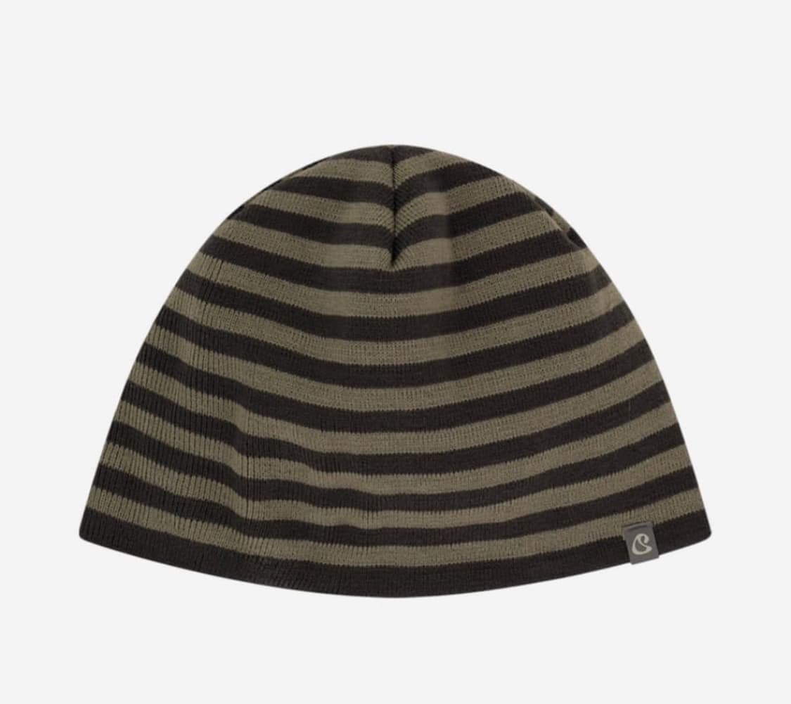 코이세이오 듀얼 스트라이프 비니 머드카키 상품이미지1