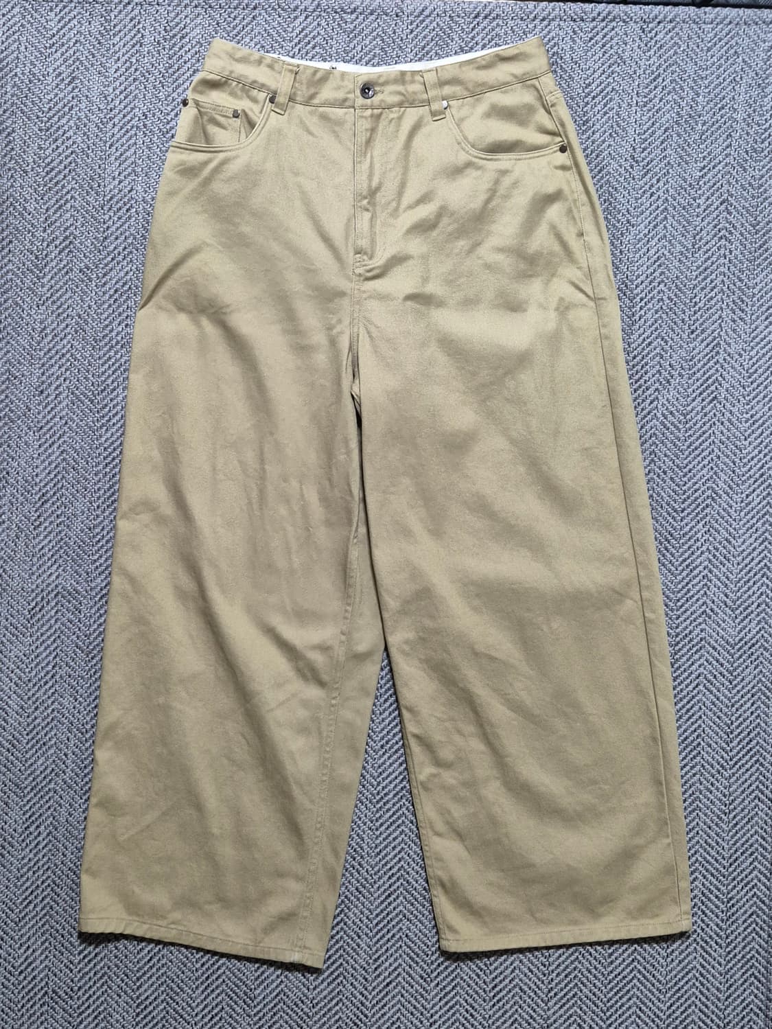 Lofi 제플린 맥스 와이드 치노 팬츠 (베이지) XL사이즈 상품이미지1