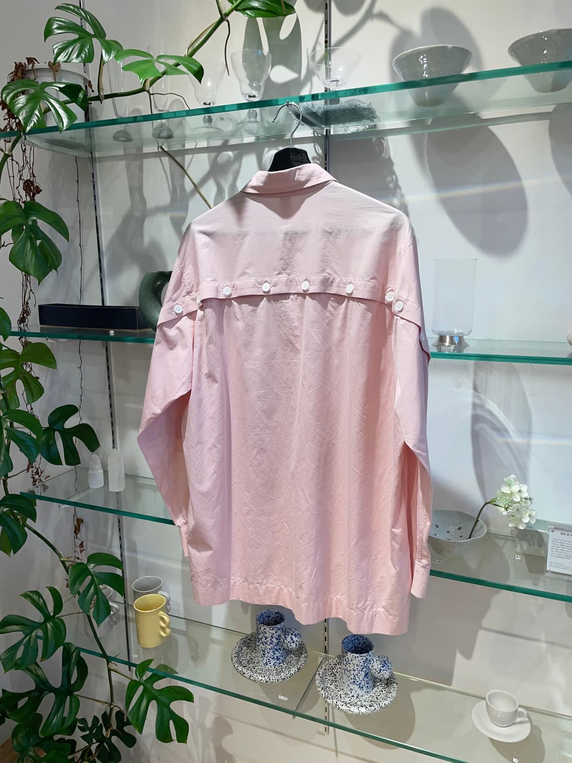 요지야마모토 ground y back open shirt 상품이미지5