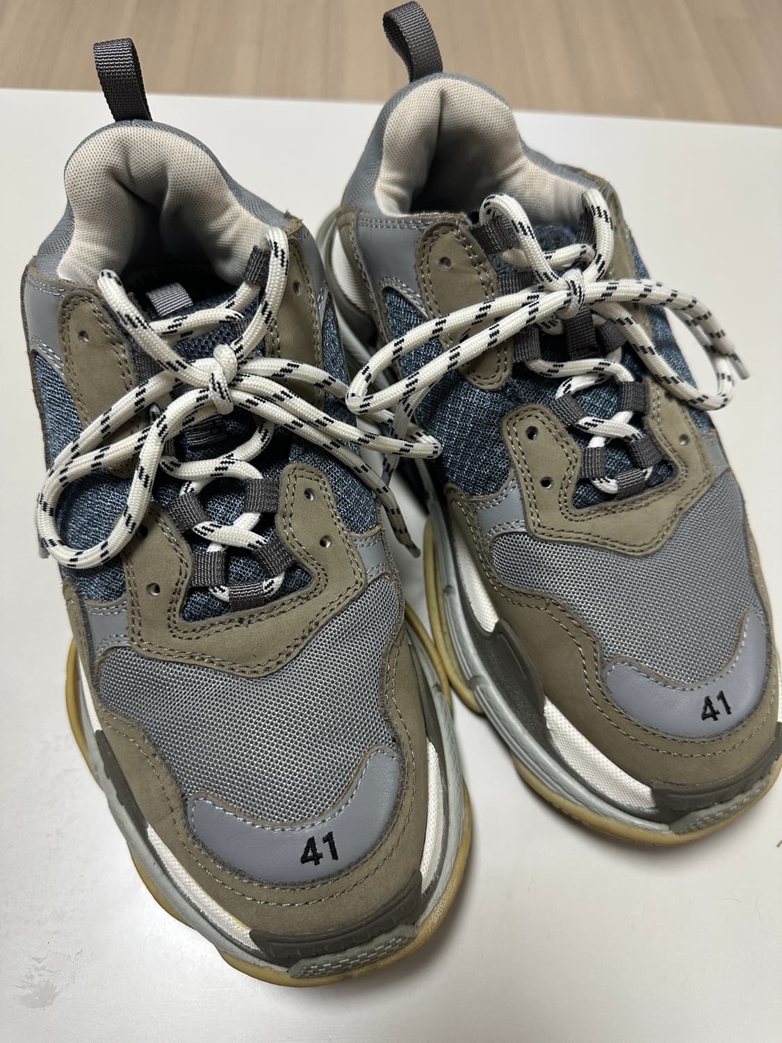 18ss 발렌시아가 트리플S 그레이 41 (265-270mm) 상품이미지1