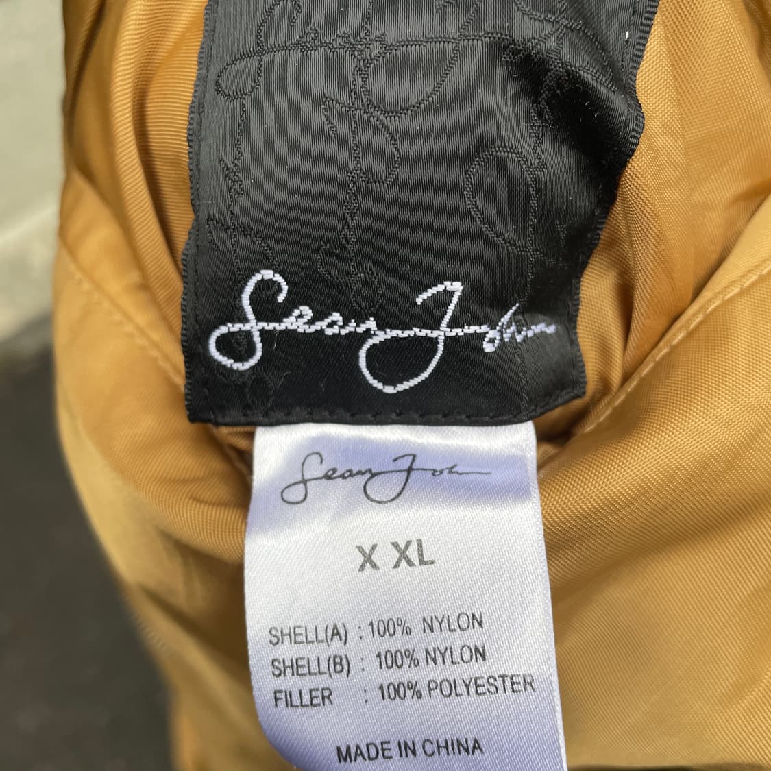 90s 션존 리버시블 퀼팅 봄버 자켓 올드스쿨 점퍼 ma-1 마원 XXL 상품이미지9