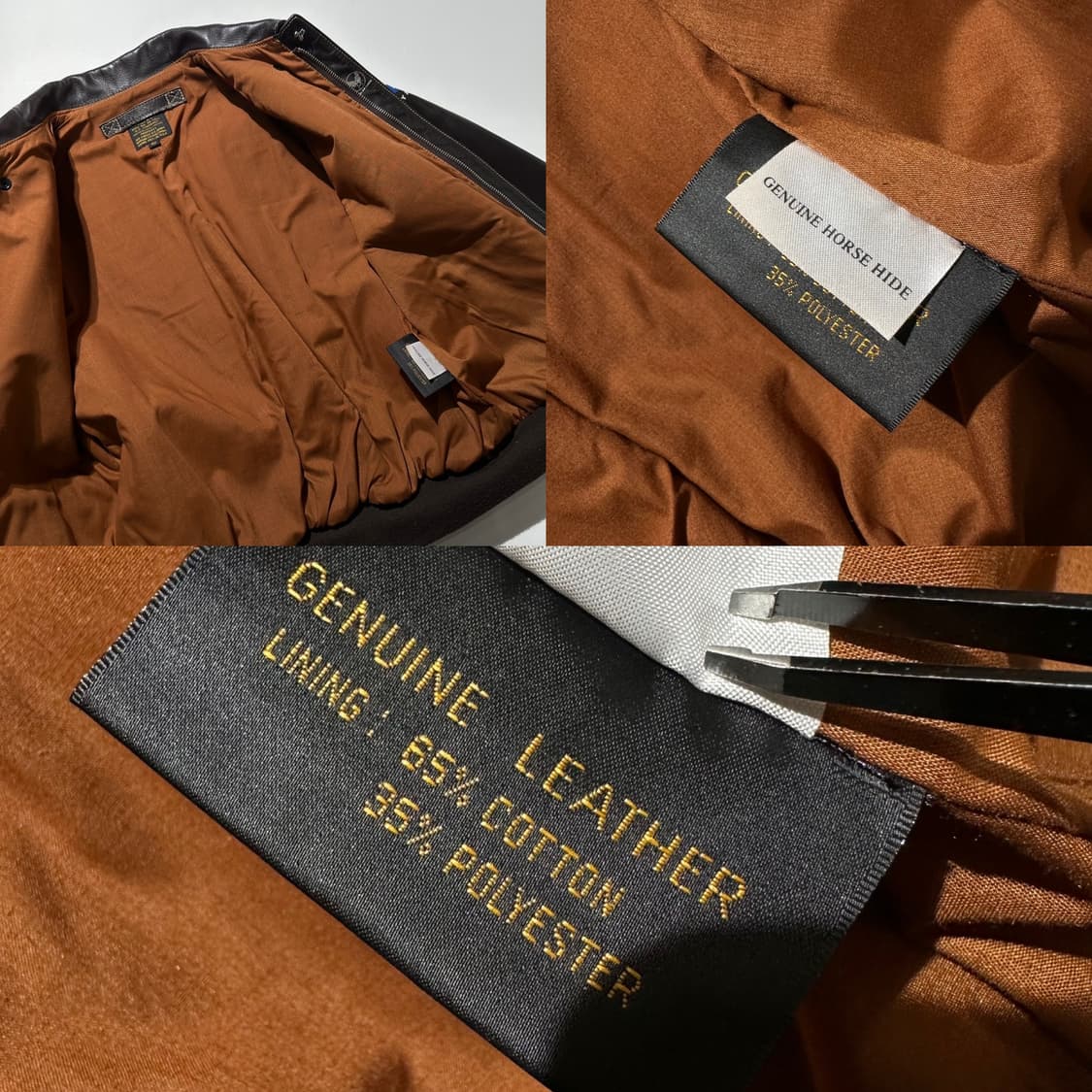 모건 프로덕션 A-2 홀스하이드 말가죽 레더 봄버 자켓 상품이미지10