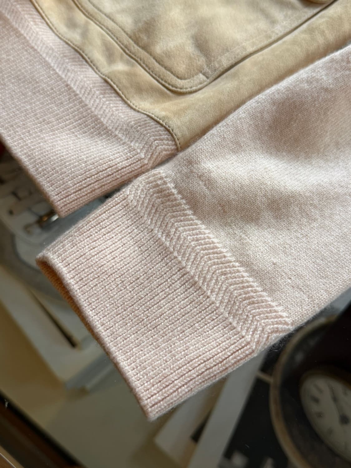 로로피아나 캐시미어 스웨이드 해링턴 자켓 55 상품이미지10