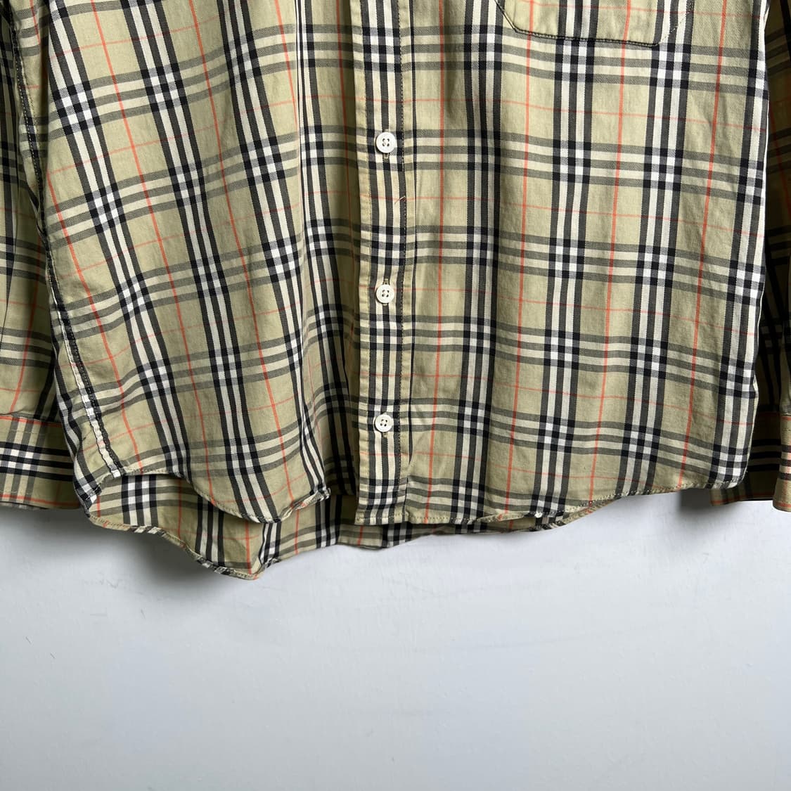 Burberrys 버버리 빈티지 노바 체크 셔츠 S 상품이미지5