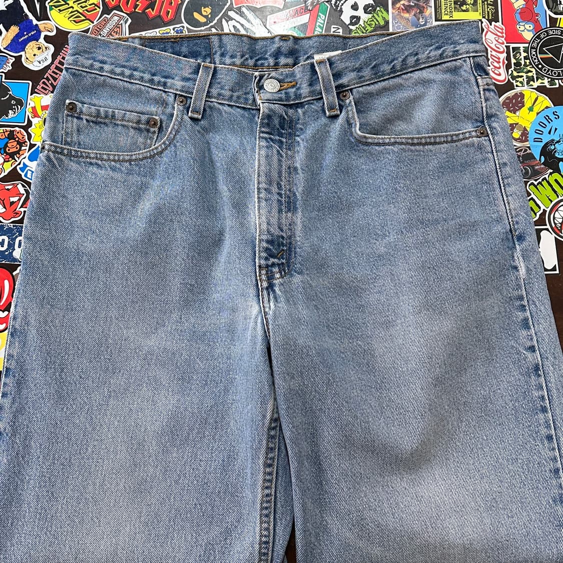 Early 00s 리바이스 44901-7212 블루 진 데님 팬츠 34 상품이미지4