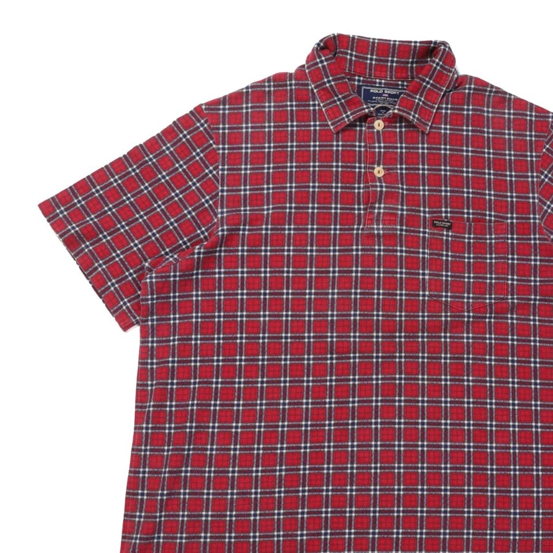 90s Polo Sport Classic Tartan Polo Shirt 상품이미지2