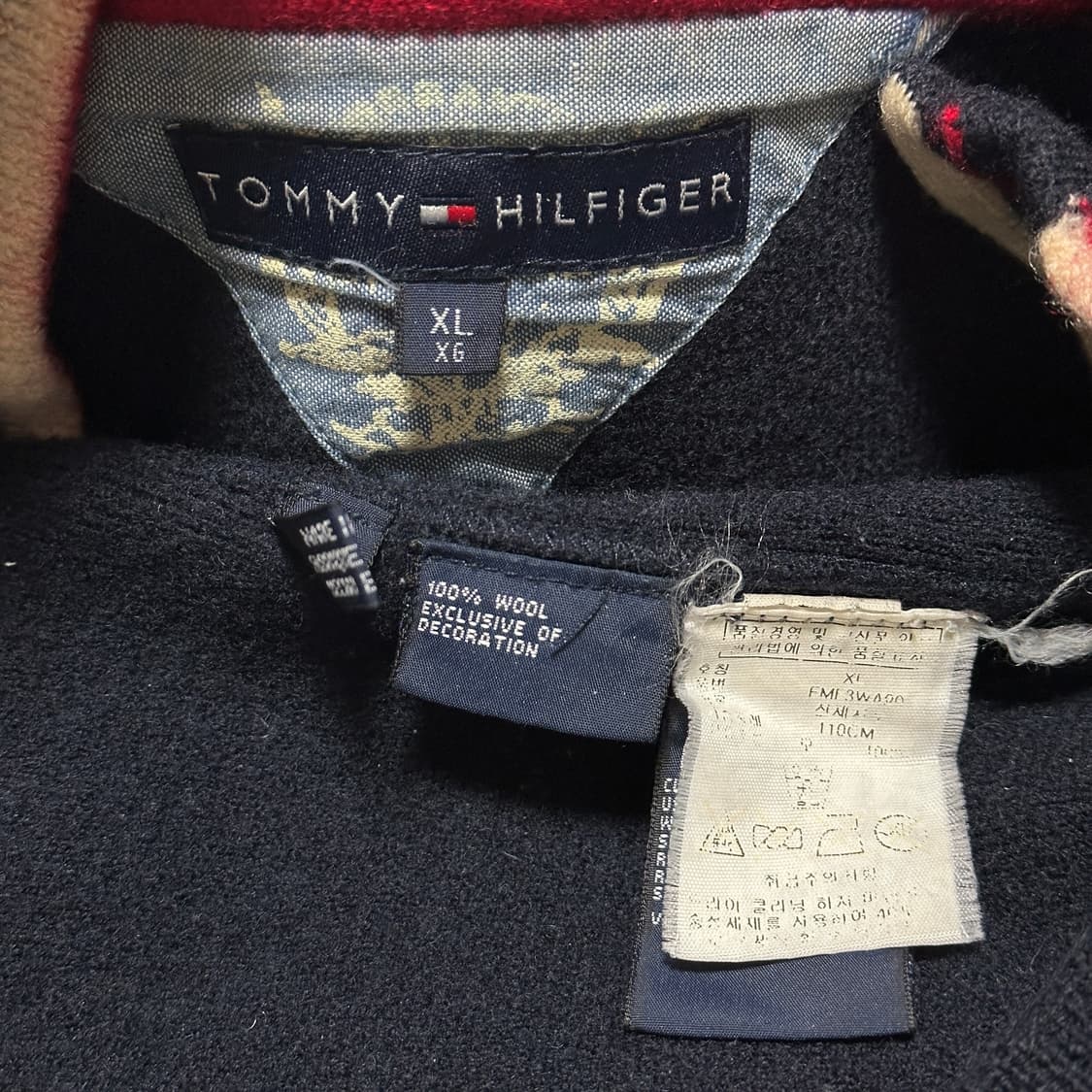 타미힐피거 울 니트 집업 상품이미지6