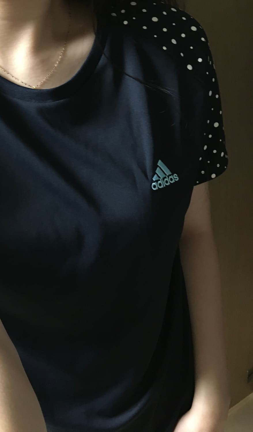 아디다스 네이비 도트 반팔 상품이미지2
