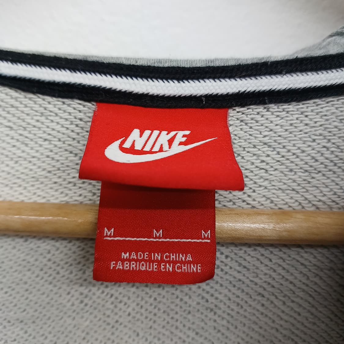 나이키 그레이 블랙 지퍼 후드 집업 M 상품이미지6