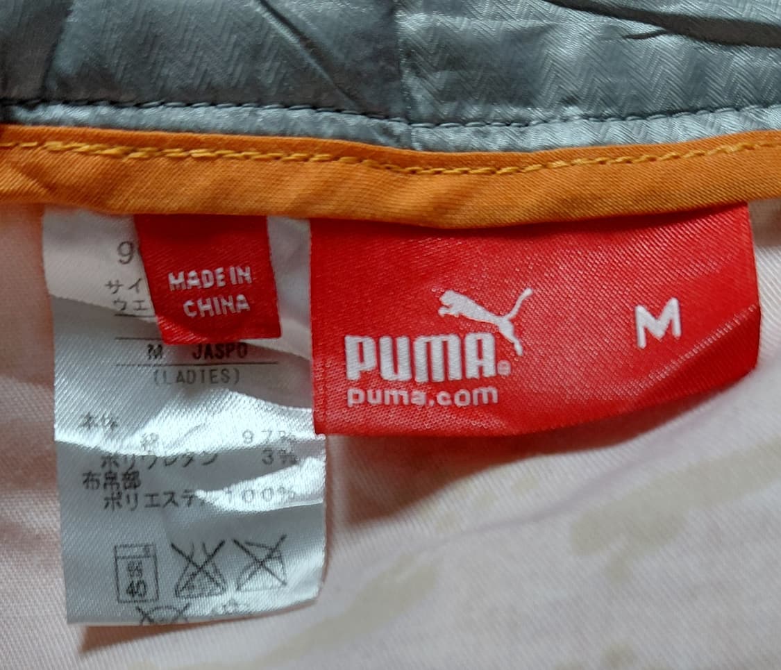 [M] 푸마(PUMA) 빈티지 오렌지 코듀로이 골프/스포츠 숏팬츠 상품이미지5