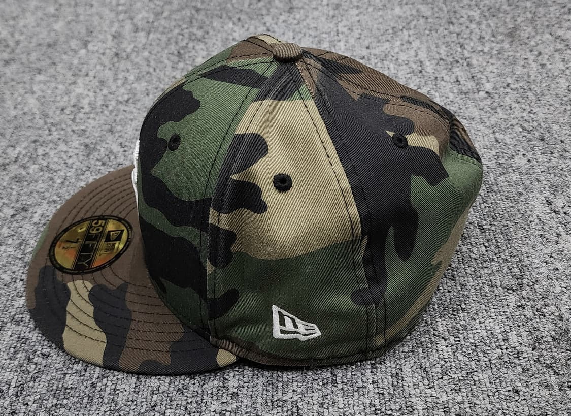 뉴에라 뉴욕 양키즈 우드랜드 카모 59FIFTY 7 1/2 스냅백 모자 상품이미지4