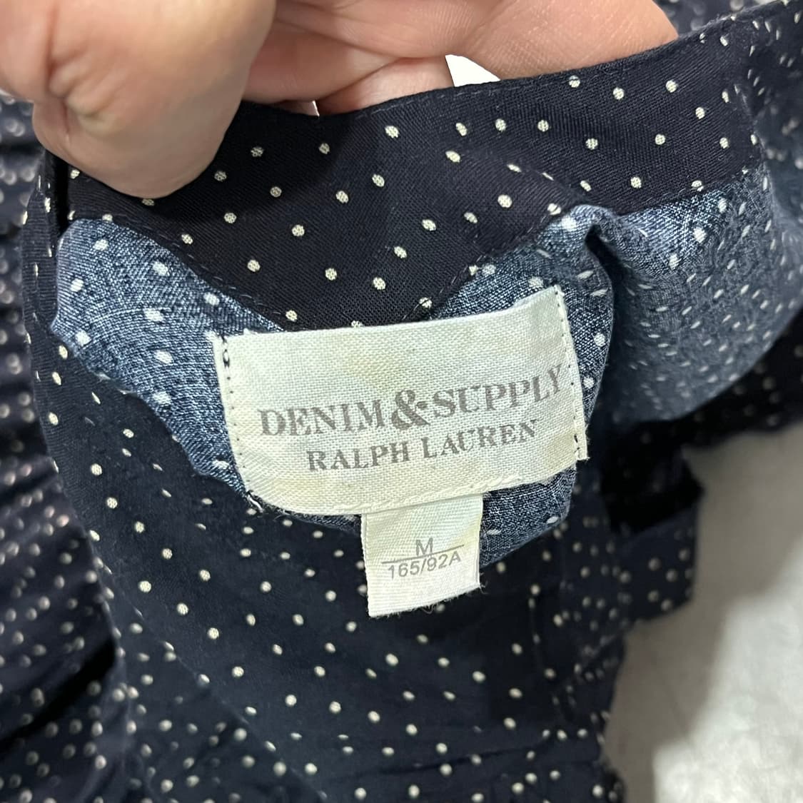  데님앤서플라이 도트 원피스 y16191 상품이미지6