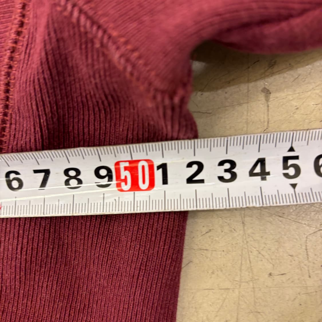 챔피온 리버스위브 레드탭 버건디 맨투맨 상품이미지5