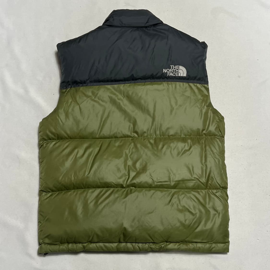 95 노스페이스 눕시 700 카키 패딩 베스트 상품이미지3