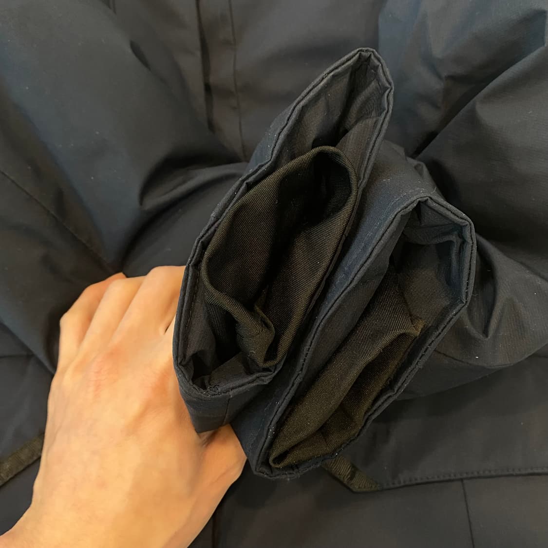 윌슨 네오몬스터 하프 패딩 M 네이비 상품이미지8