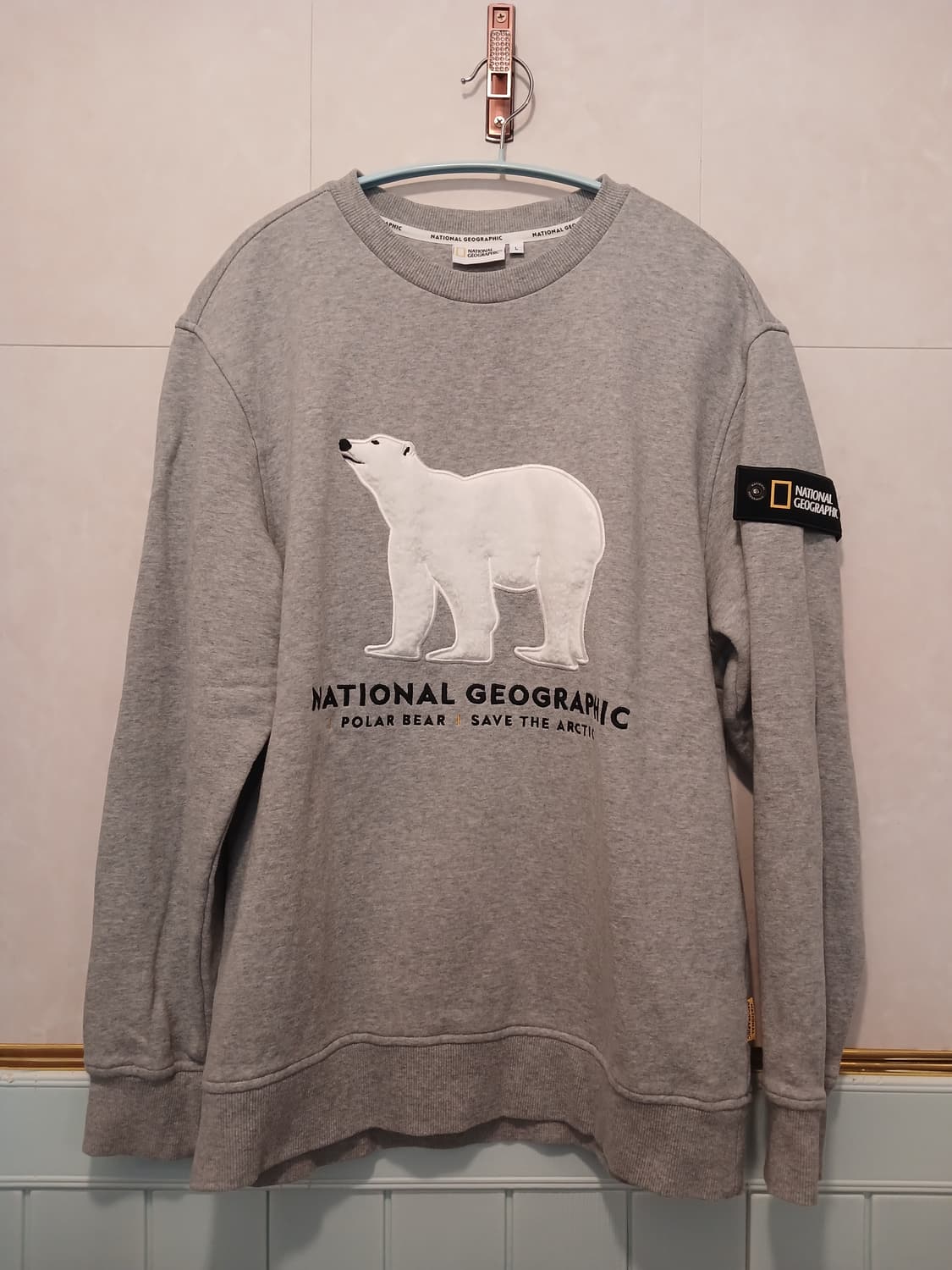 내셔널지오그래픽 정품 남성 맨투맨 95 ~ 100 사이즈 상품이미지1