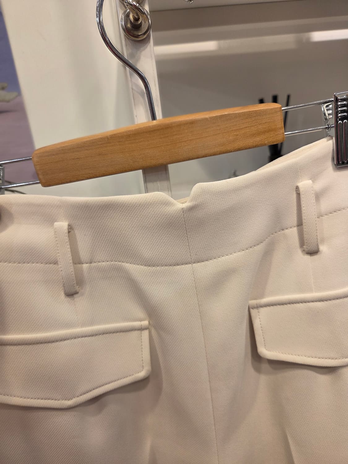 모조에스핀 아이보리 와이드 슬렉스 상품이미지7