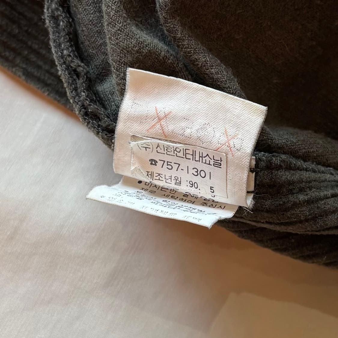 [ 30 ] 90s 폴로 랄프로렌 OG 투턱 코듀로이 커프 팬츠 상품이미지6