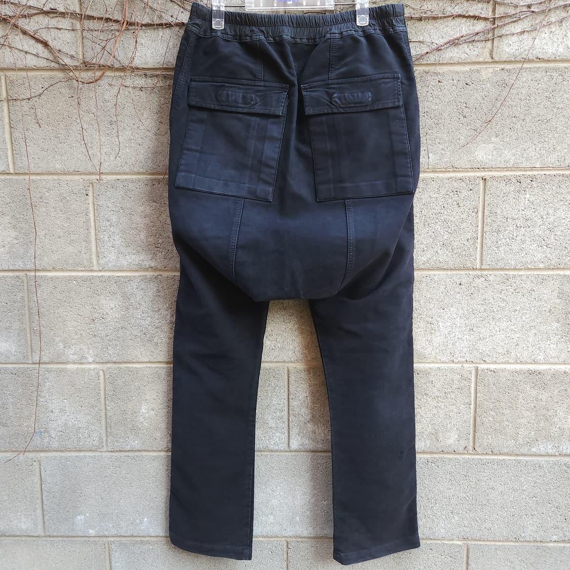 [M] 14fw 릭오웬스 다크쉐도우 배기 물스킨 롱팬츠 MAD 상품이미지4