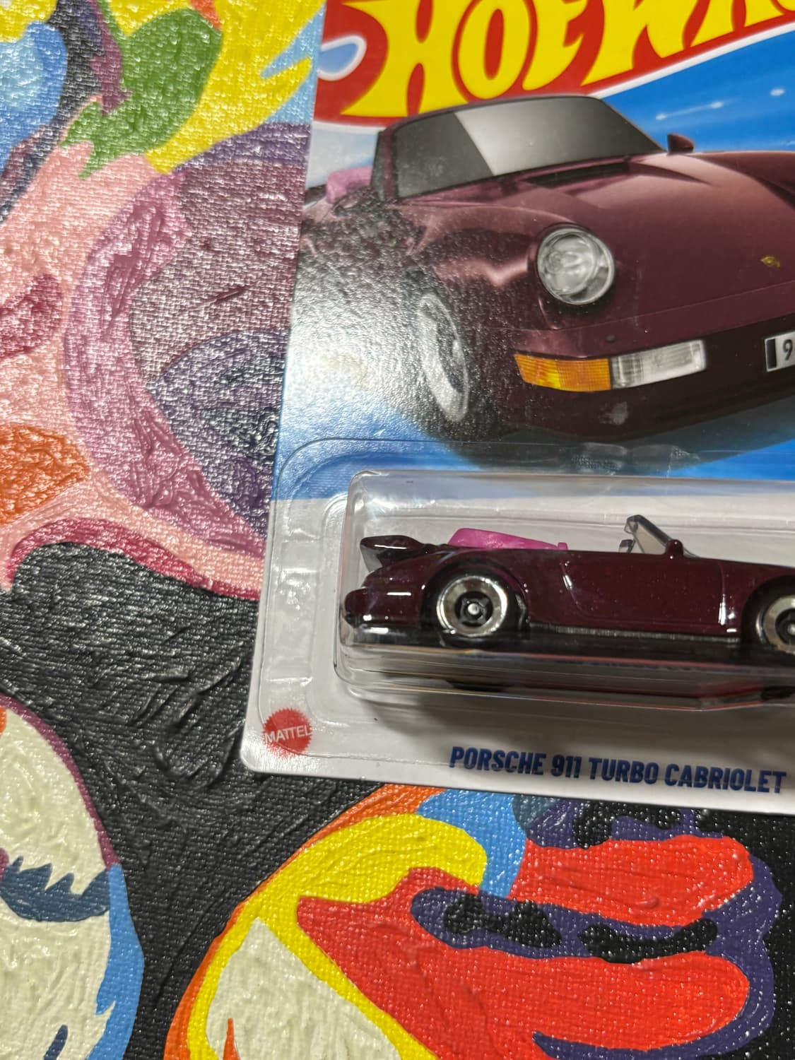 미개봉) 포르쉐 911 터보 카브리올레 다이캐스트 핫휠 인테리어 소품 상품이미지3