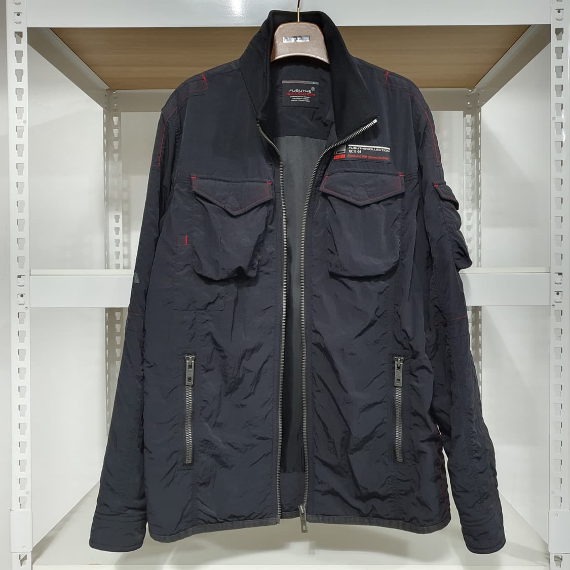 Fubu Jeans 후부 나일론 하이넥 바람막이 자켓 100 상품이미지1