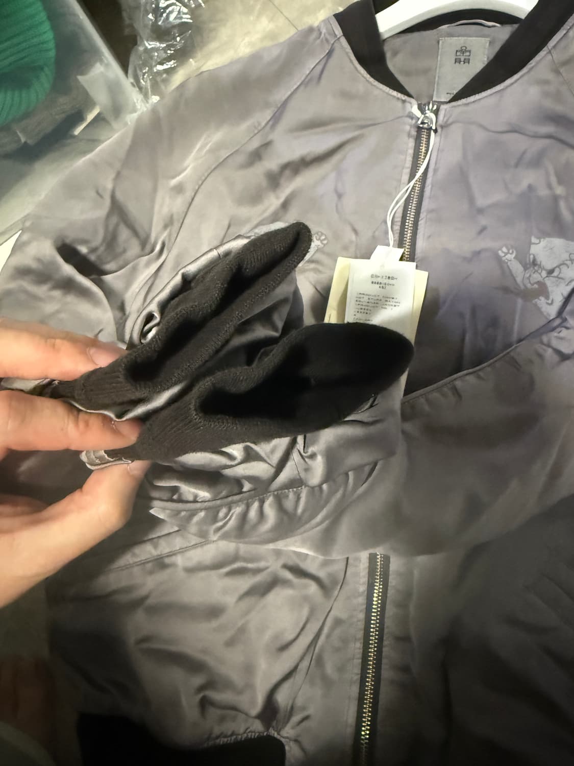 4사이즈 폴리테루 핫스터프 레이온 수베니어 자켓 라벤더 상품이미지3