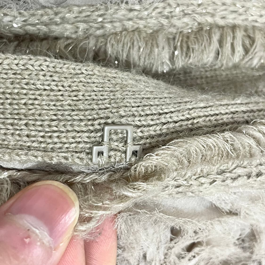 시슬리 베이지 장미 레이스 가디건 여성FREE 상품이미지7