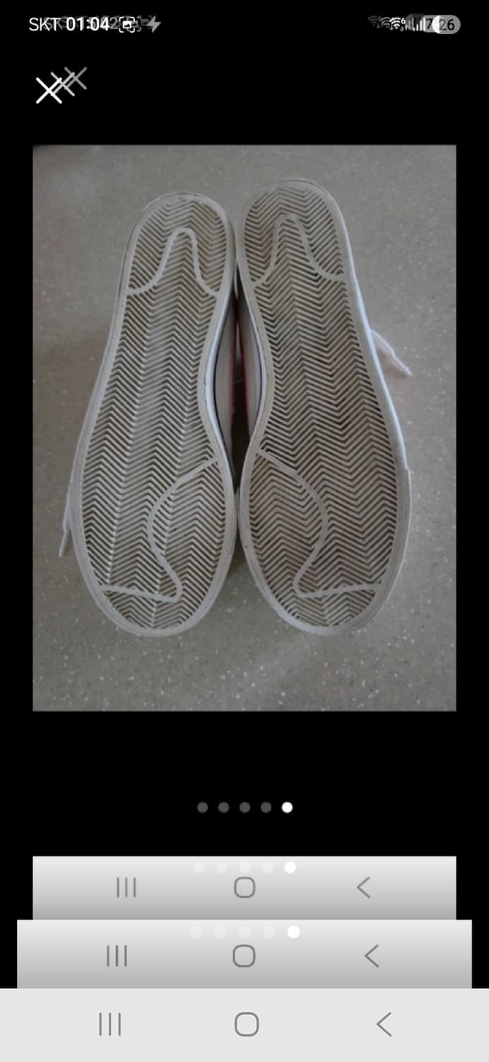 나이키 블레이저 코트 로우 가죽스니커즈270 상품이미지5