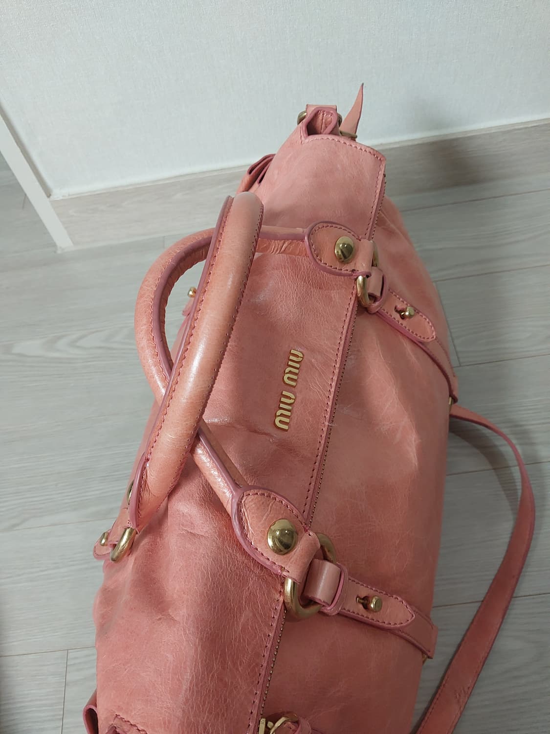 정품 미우미우 리본 사첼백 상품이미지3