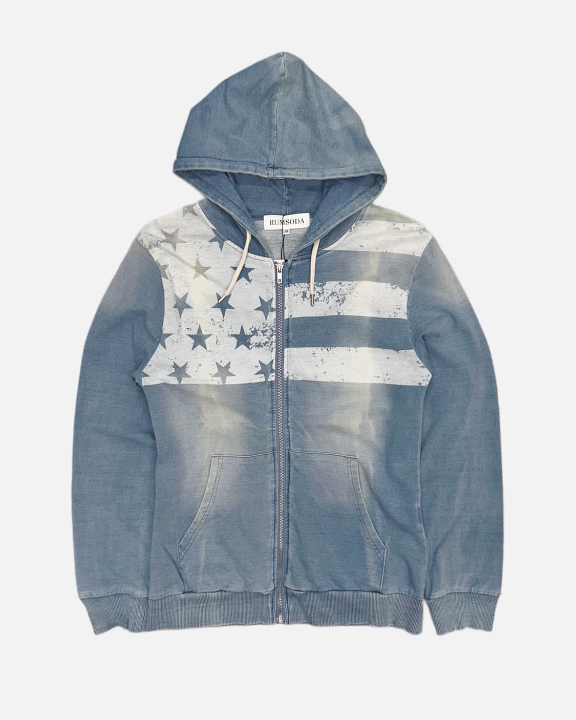 american vintage denim hood zip-up 상품이미지1