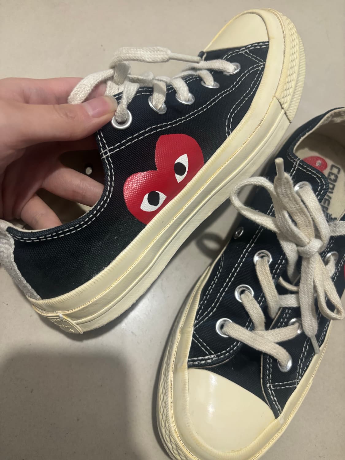 꼼데가르송 컨버스 척테일러 상품이미지2