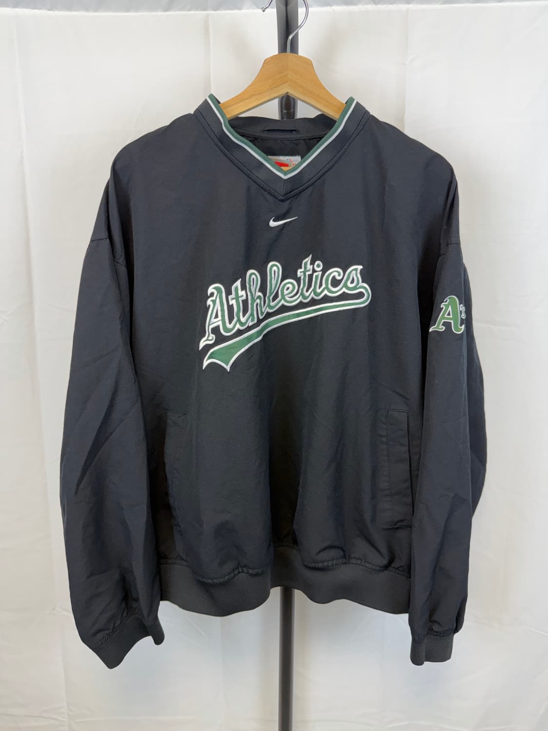 Nike]나이키 웜업 오클랜드 애슬레틱스 웜업 L 바람막이 상품이미지1