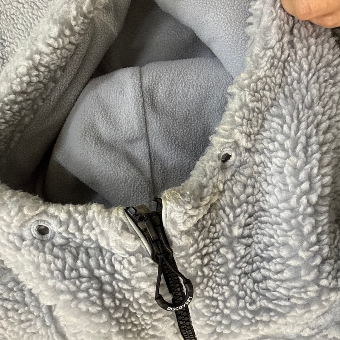 100 디스커버리 플리스 후드 집업 0327T 상품이미지5