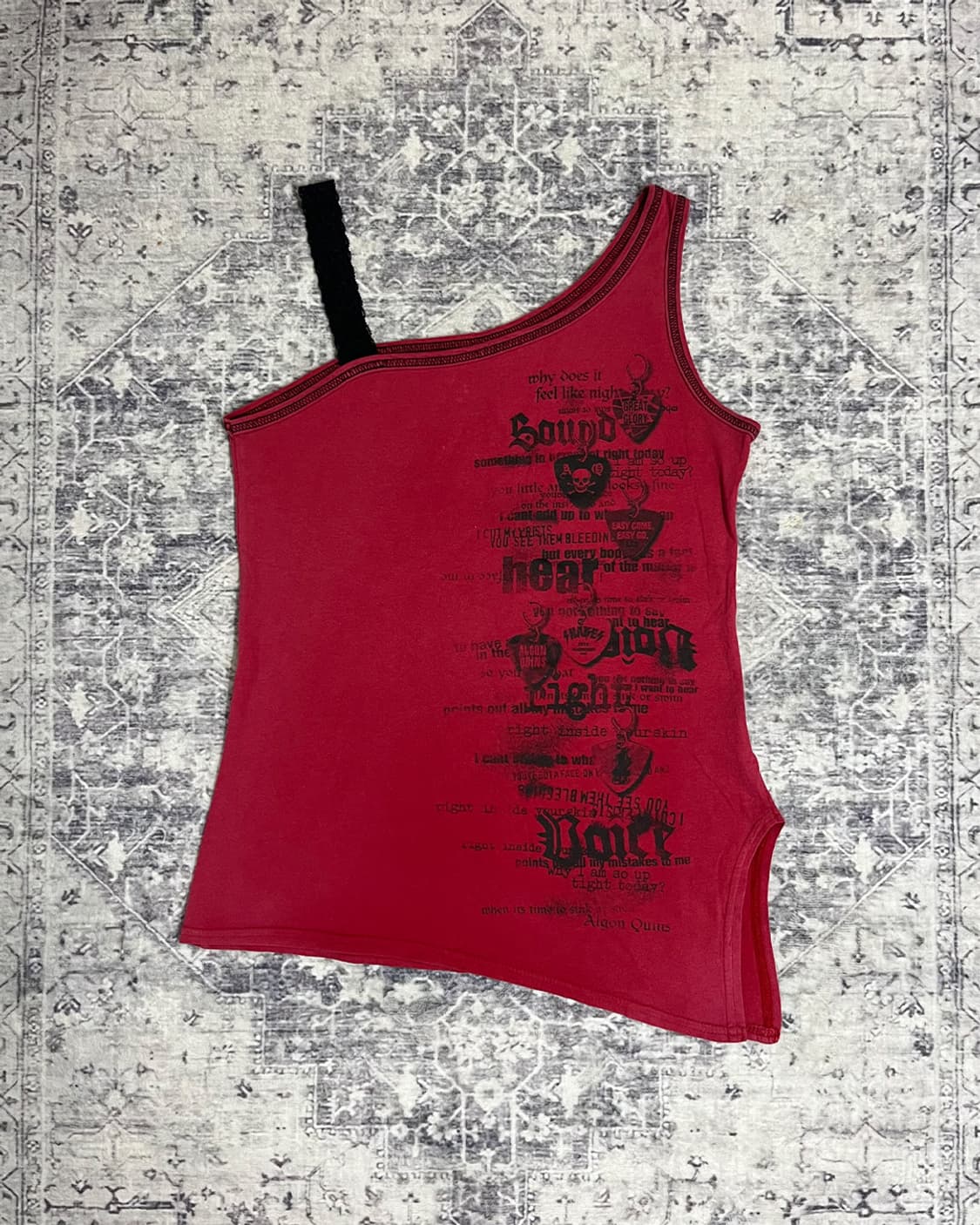 Algon Quins rock punk sleeveless 상품이미지4