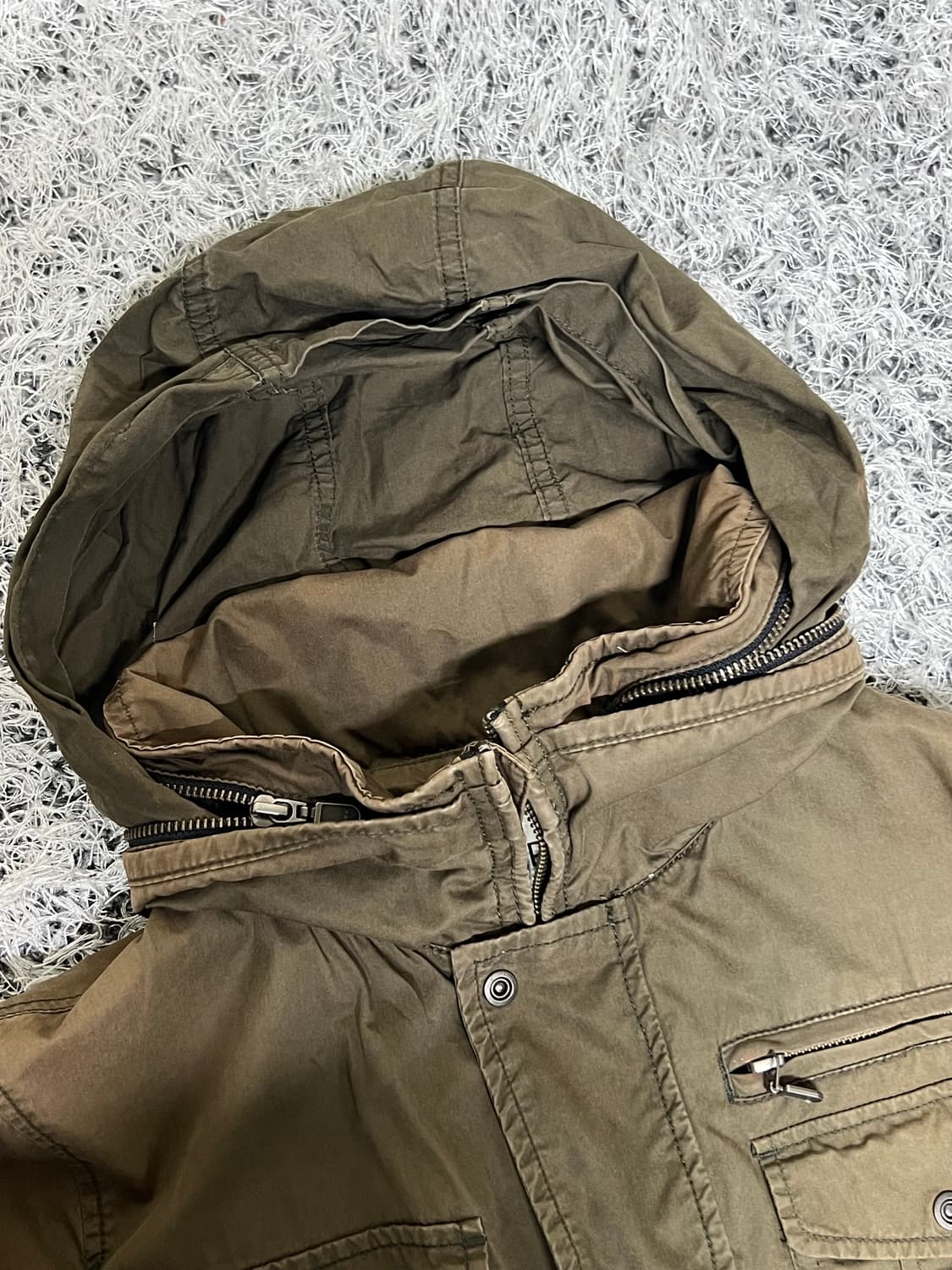 hooded military field jacket 상품이미지2