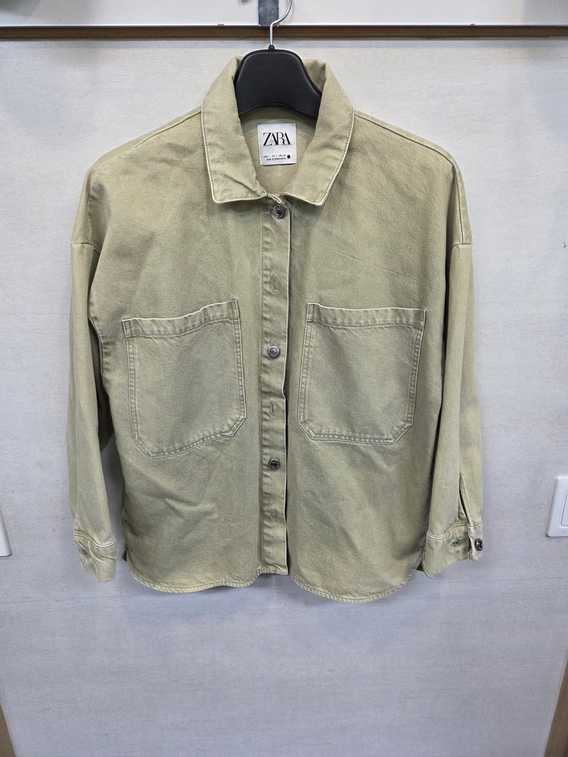 자라 빅포켓 데님셔츠 긴팔 L 상품이미지1