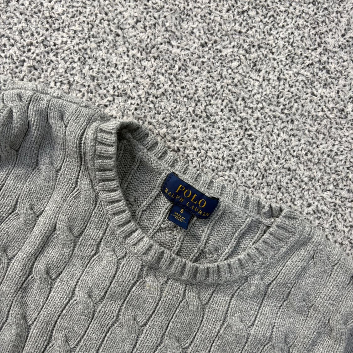 6 폴로 랄프로렌 키즈 케이블 니트 0421J 상품이미지2