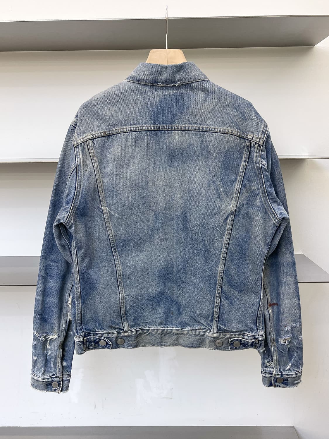 존 엘리엇 19s/s 디스트레스드 페인티드 자켓 상품이미지4