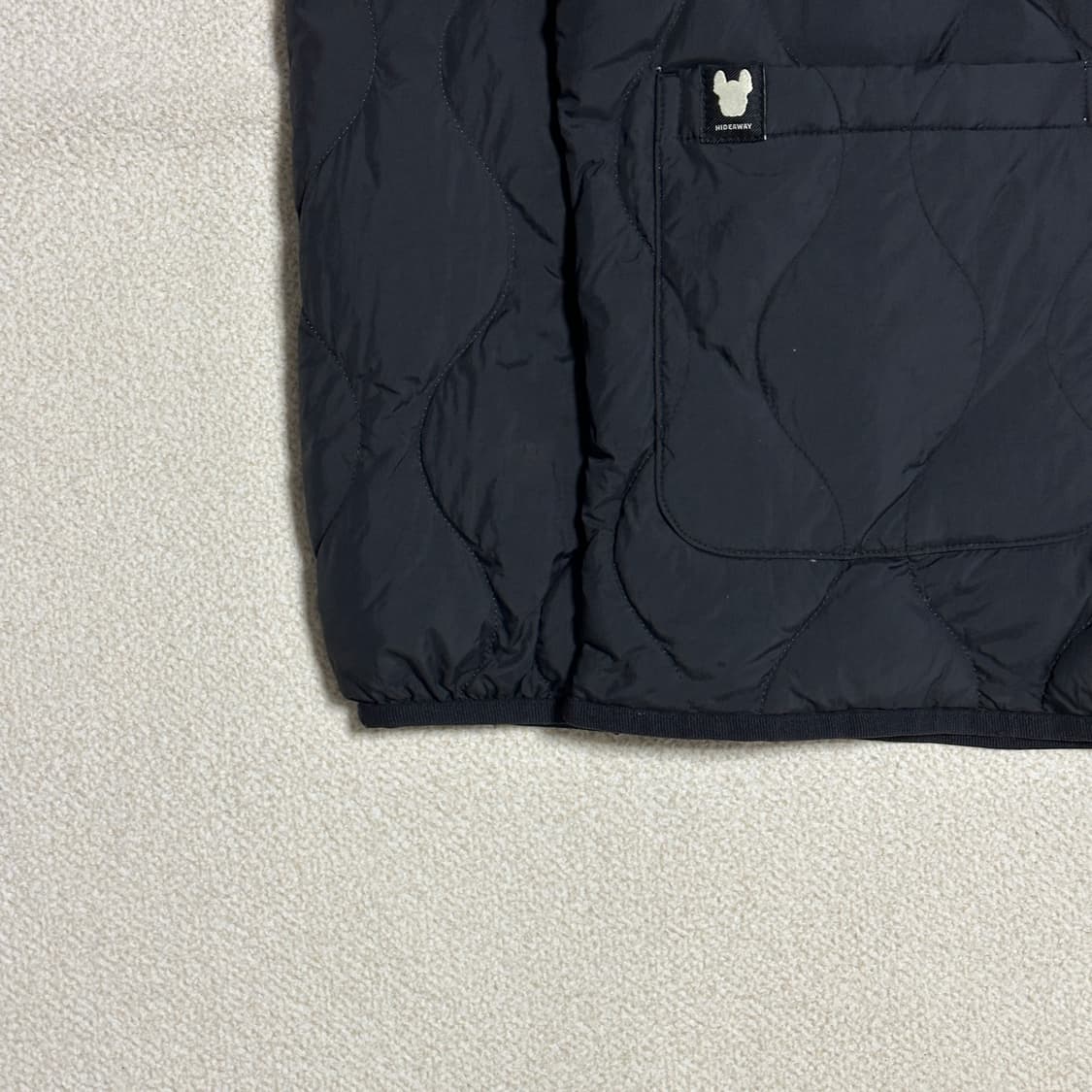 라이프워크 웨이브 퀄팅 라이트 후드 다운 점퍼 상품이미지4