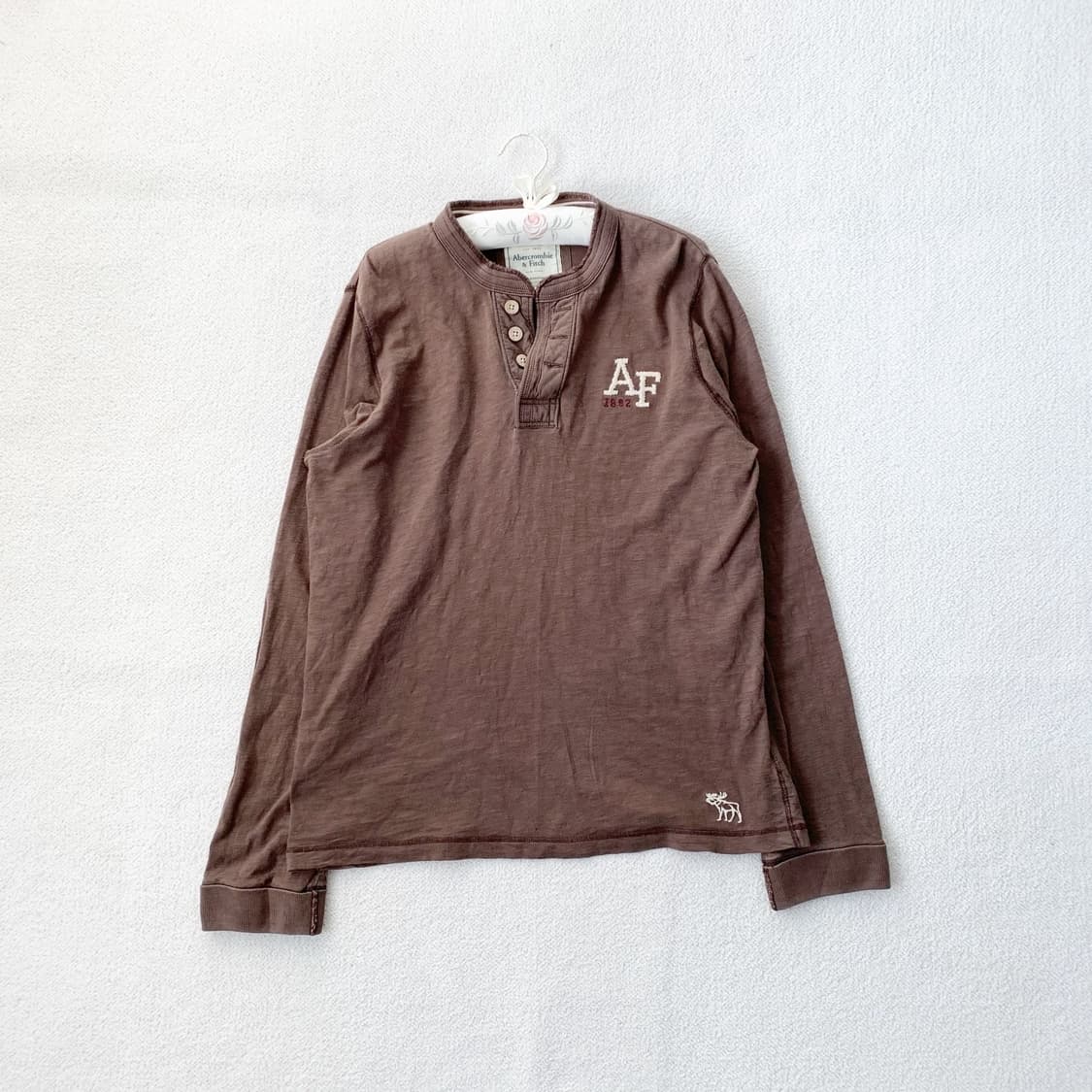 아베크롬비 초코브라운 ♥ 루즈핏 롱슬리브 상품이미지1