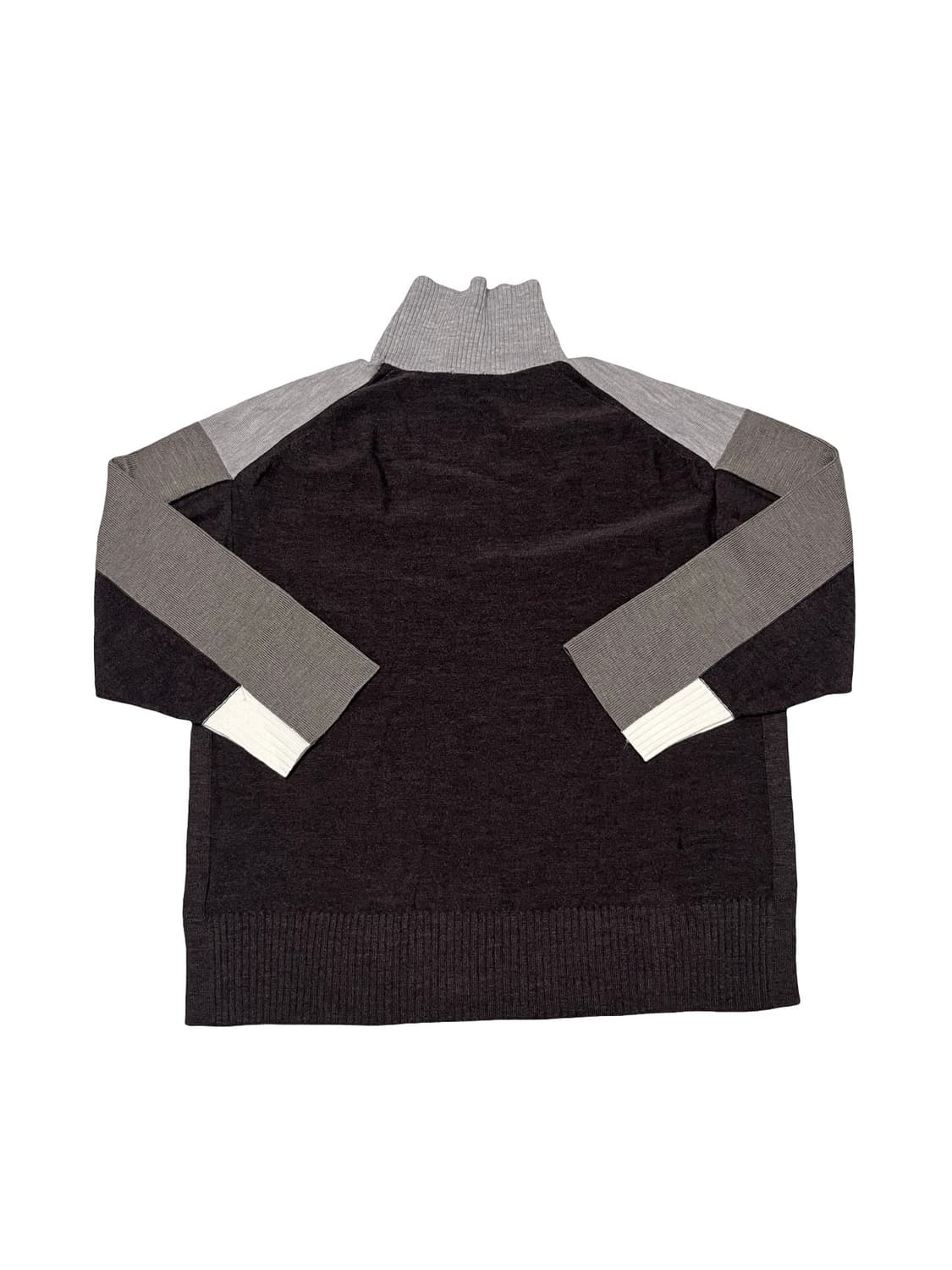 COS 코스 배색 터틀넥 슬릿 니트 L (울100) 상품이미지2