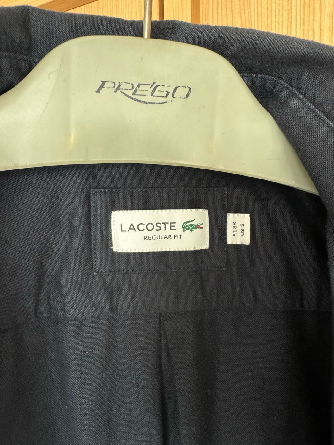 라코스테 짙은 네이비 셔츠 판매합니다. 상품이미지4
